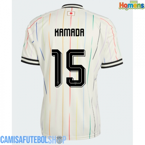 Camisa de time de futebol Japão Daichi Kamada #15 Replicas 2º Equipamento Mundo 2026 Manga Curta